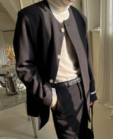 ソールドウィンターツイードジャケット/Sold winter tweed jacket (2 color)