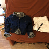 [BELLIDE MADE] 6color, memory cable round cardigan