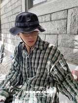 No.0320 needle check SHIRT