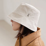 VA Stud Pigment Bucket Hat / Beige
