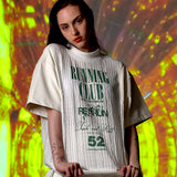 レザースリーブケーブルニットセーター/[UNISEX] Leather-Sleeve Cable-Knit Sweater (White)