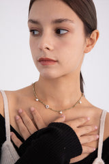 マルゲリータグリーンジェムストーンネックレス/Margarita green gemstone necklace
