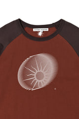 GARDEN SYMBOL GRAPHIC  REGLAN T-SHIRT (brick mix)