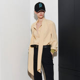 LUIS SCARF BLOUSE, BUTTER (6633606316150)