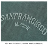 LMNサンフランシスコ ピグメントウォッシング半袖Tシャツ / LMN San Francisco Pigment Washing Short-Sleeved T-Shirt (4 colors)
