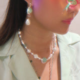 Jade Flower Goddess Necklace