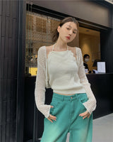 Sun Beach Cardigan Top Set