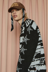 NOTE STAR KNIT / BLACK