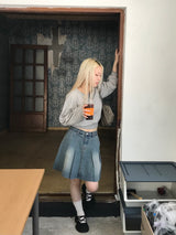 Mickey two tuck mini skirt