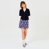 フリーキッシュデイジーミニスカート/FREAKISH DAISY MINISKIRT (NAVY)
