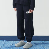 BASIC LABEL JOGGER SWEATPANTS (NAVY) (6543166603382)
