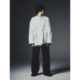 レクシオンカーブドジップオーバーシャツ / REXION CURVED ZIP-OVER SHIRT_WH