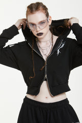 トリバルクロップドフーディ / TRIVAL CROPPED HOODY