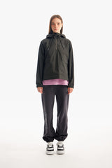 チェリーフーディーウオウブンアノラック／CHERRY HOODIE WOVEN ANORAK [GRAY CHARCOAL]