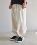 デュラブルロングバルーンパンツ/Durable Long Balloon Pants (Cream)
