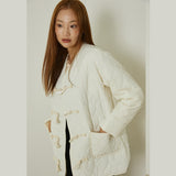 クラウドキルティングジャケット / Cloud quilting jacket (ivory)