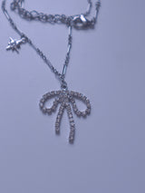 Shiny Ribbon Necklace