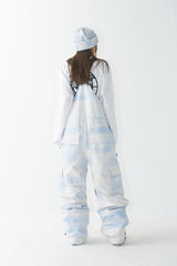 カーゴビブオーバーオール / BSR2223FWPT069 IVT CARGO BIB PANTS CREAM SKY