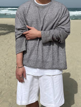 COZY LONG LOOSEFIT DAILY SLEEVE(3COLOR)