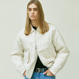REVERSIBLE CWU-45P FLIGHT BOMBER JACKET CREAM