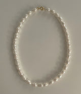 ホワイトパールネックレス / white pearl necklace