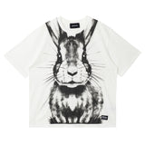 ビッグラビットルースTシャツ / WHITE BIG RABBIT LOOSE T-SHIRT
