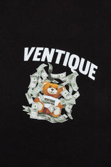 マネーベアTシャツ/ VENTIQUE Money Bear T-shirt 3color