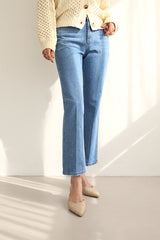 セミブーツカットデニムパンツ/FF-36 / SEMI BOOTSCUT DENIM PANTS