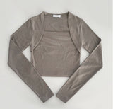 Bolero long sleeve crop T (3 colors)