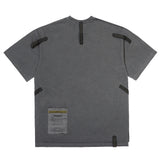 23 フランケンシュタインピグメントオーバーサイズTシャツ / 23 FRANKENSTEIN PIGMENT OVERSIZED T-SHIRTS BEIGE / CHARCOAL