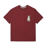 スペースベアスモールロゴTシャツ / SPACE BEAR SMALL LOGO T-SHIRTS [BURGUNDY]