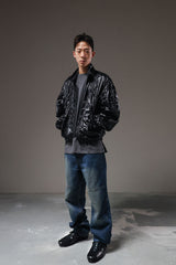 [Lab Series] Spider Leather Sneakers Black