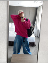 コージーウールニット / No.9860 cozy wool KNIT (5color)