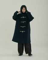ダッフルコート/unisex duffle coat black