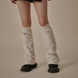 Drawstring Cotton Leg Warmers (3Colors)