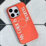 マイカラーケース / My Color Case (Orange Slim Hard)