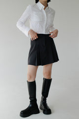 グランドプリーツスカート/Ground Pleated Skirt (2color)