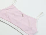 basic bra top - light pink