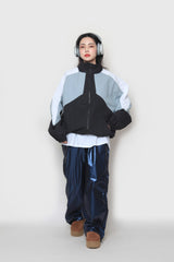 トリプルカラードジップアップ / triple-colored zip-up