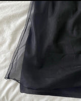 シフォンレイヤードワンピース
