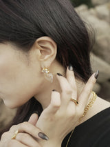 no.21ゴールドピアス / no.21 earring gold