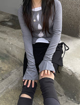 ゴープコアスパンデックスストラップスカートレギンス / Gorpcore spandex Strap Skirt Leggings