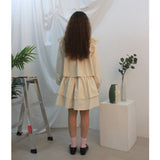 Floria shirring skirt (ivory) (6656433487990)