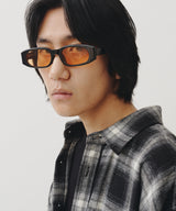 COLOR LENS SUNGLASS (YELLOW)
