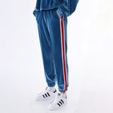 ベルベットジョガーパンツ/0 3 velvet jogger pants - SKY BLUE