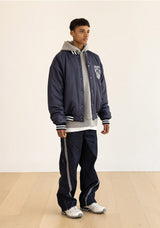 バーチャルワールド60Zバーシティージャケット/VIRTUAL WORLD 6OZ VARSITY JACKET