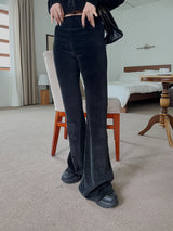 ベルベット ブーツカット トレーニングパンツ / Velvet Boot Cut Training Pants (4color)
