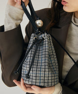 Blanc Mini Bucket Bag_Check (6646780297334)