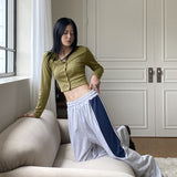 Tueya クロップスナップ カーディガン/Tueya Crop Snap Cardigan