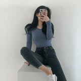 フリースドスクープネックトップ / Fleeced Scoop Neck Top